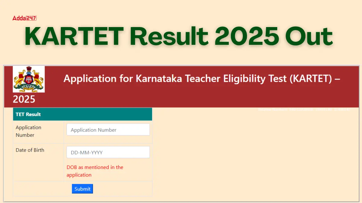 tet result 2025 karnataka